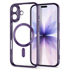Tech-Protect MagFlex dėklas iPhone 17 - Skaidri violetė -- iPhone 17