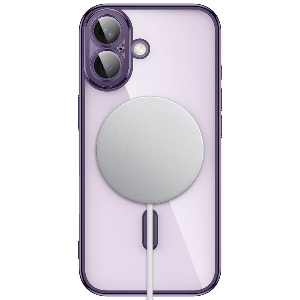 Tech-Protect MagFlex dėklas iPhone 17 - Skaidri violetė -- iPhone 17