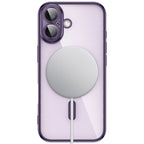 Tech-Protect MagFlex dėklas iPhone 17 - Skaidri violetė -- iPhone 17