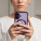 Tech-Protect MagFlex dėklas iPhone 17 - Skaidri violetė -- iPhone 17