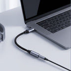 Tech-Protect Ultraboost USB-C to Mini Jack 3.5mm DAC adapteris - tamsiai pilka -- USB Adapters