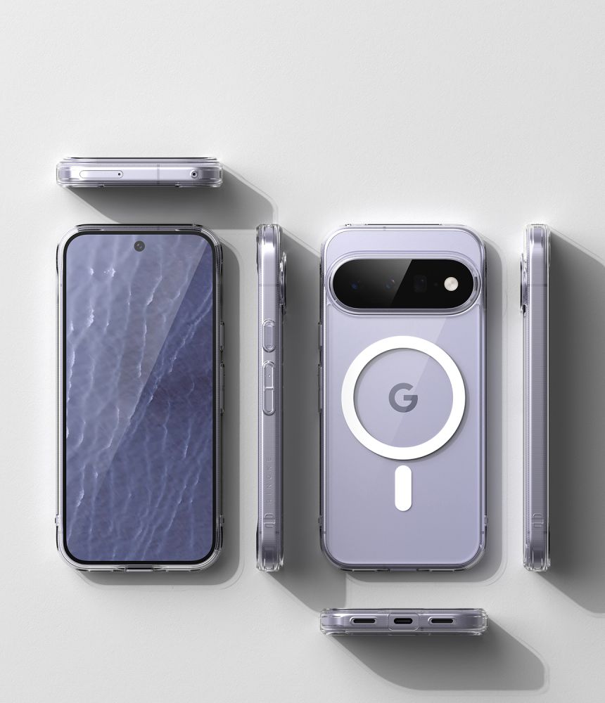 Ringke Fusion Magnetic MagSafe dėklas Google Pixel 11 - Skaidrus -- Google Pixel 11
