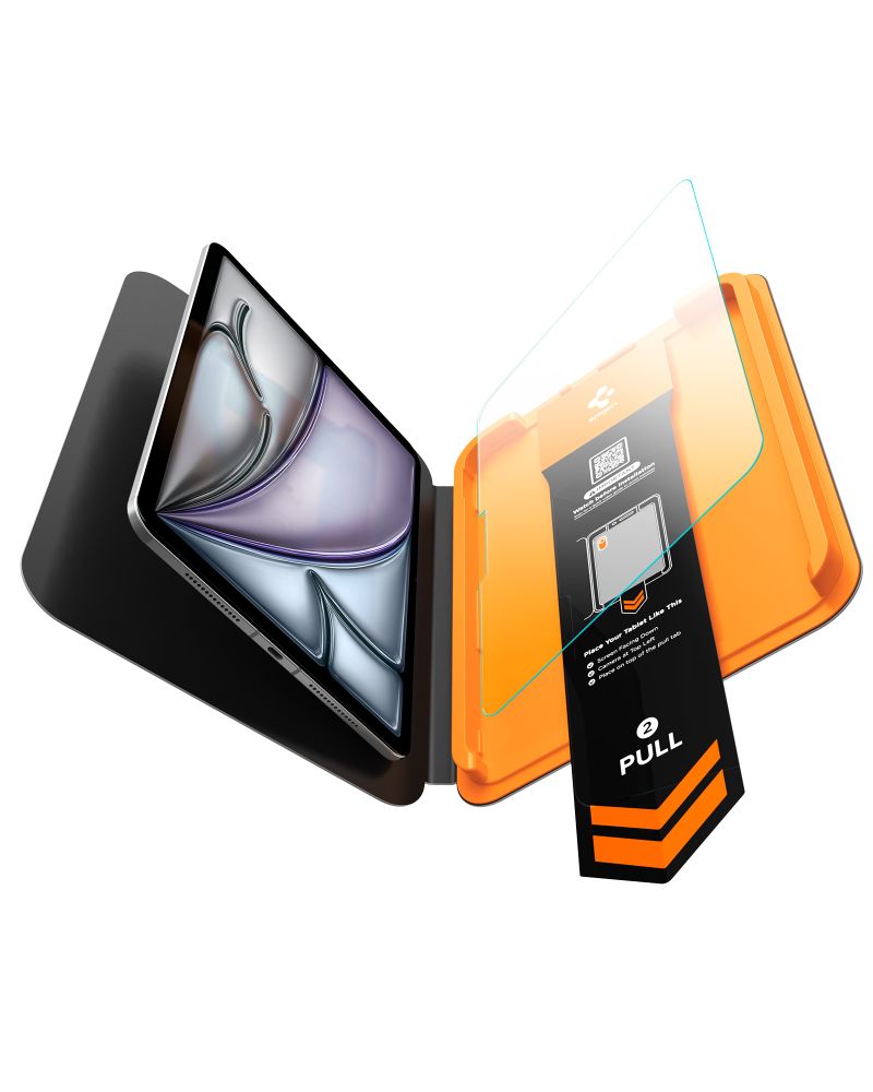 Spigen ALM Glas.tR T grūdintas stiklas iPad Air 11" 2024 / 2025 / 2026 -- iPad Air 11" (2024) / iPad Air 11" (2025) /...