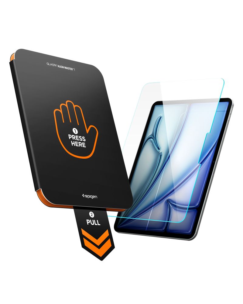 Spigen ALM Glas.tR T grūdintas stiklas iPad Air 11" 2024 / 2025 / 2026 -- iPad Air 11" (2024) / iPad Air 11" (2025) /...