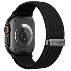 Tech-Protect nailoninė sportinė Apple Watch 44 / 45 / 46 / 49 mm apyrankė - juoda -- Apple Watch
