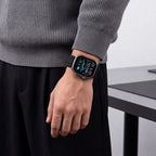 Tech-Protect nailoninė sportinė Apple Watch 44 / 45 / 46 / 49 mm apyrankė - juoda -- Apple Watch