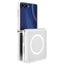 Uniq Veren AF Magclick Charging dėklas Samsung Galaxy Z Flip 8 - baltas -- Samsung Galaxy Z Flip 8
