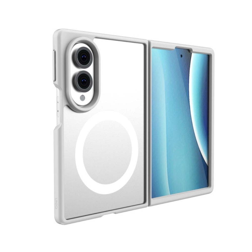 Uniq Veren AF Magclick Charging dėklas Samsung Galaxy Z Fold 8 - baltas -- Samsung Galaxy Z Fold 8