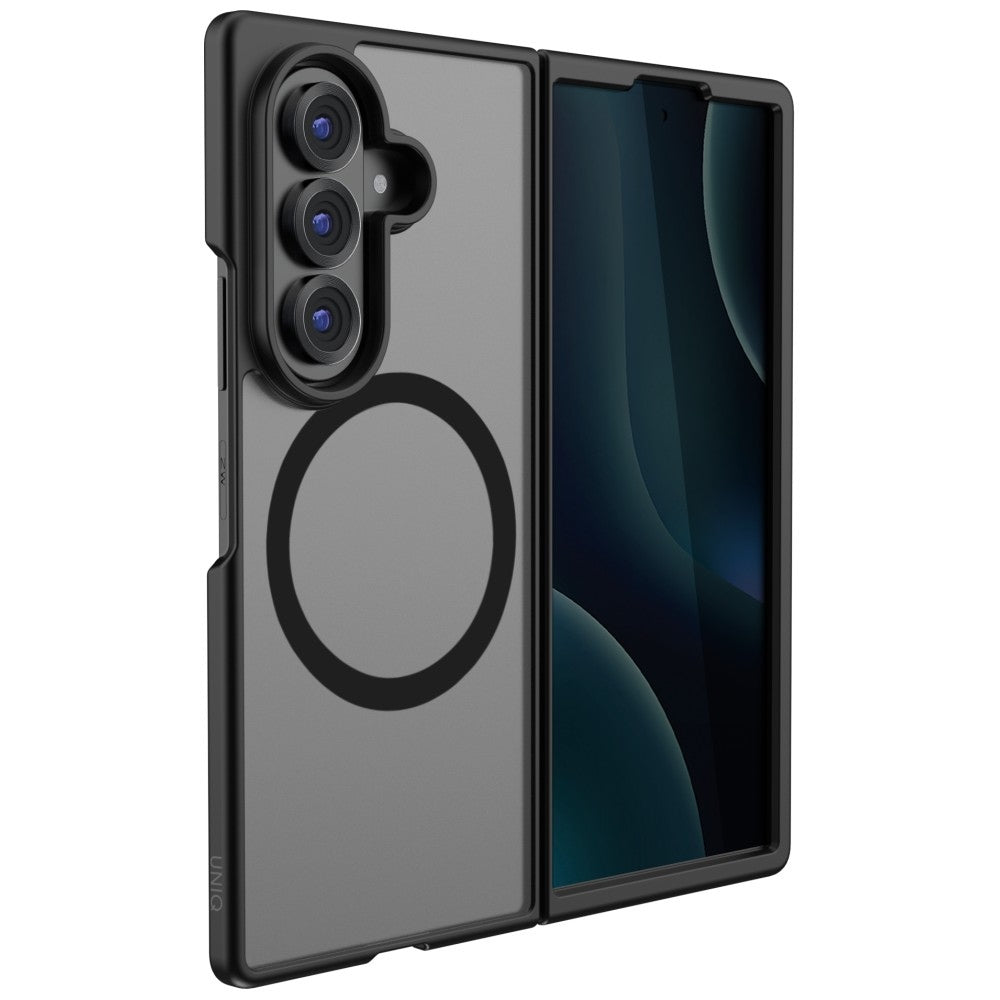 Uniq Veren AF Magclick krūvimo dėklas Samsung Galaxy Z Fold 8 Ultra - juoda -- Samsung Galaxy Z Fold 8 Ultra