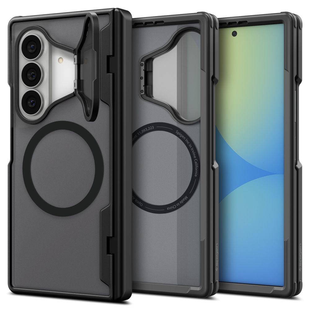 Spigen Optik Armor Pro MagSafe dėklas Samsung Galaxy Z Fold 8 Ultra - Juodas -- Samsung Galaxy Z Fold 8 Ultra