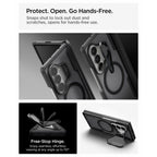 Spigen Optik Armor Pro MagSafe dėklas Samsung Galaxy Z Fold 8 Ultra - Juodas -- Samsung Galaxy Z Fold 8 Ultra