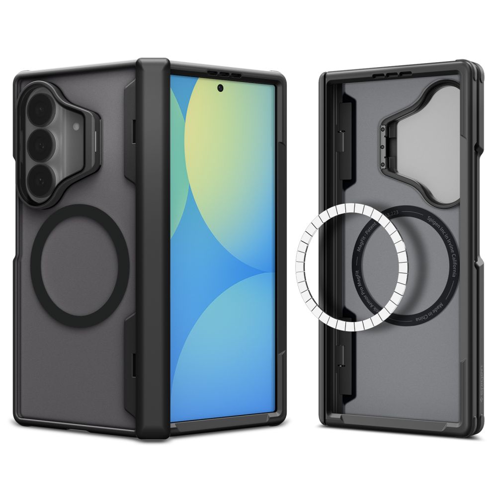 Spigen Optik Armor Pro MagSafe dėklas Samsung Galaxy Z Fold 8 Ultra - Juodas -- Samsung Galaxy Z Fold 8 Ultra