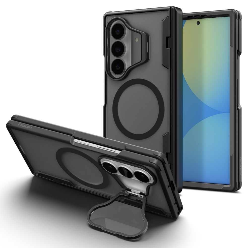 Spigen Optik Armor Pro MagSafe dėklas Samsung Galaxy Z Fold 8 Ultra - Juodas -- Samsung Galaxy Z Fold 8 Ultra