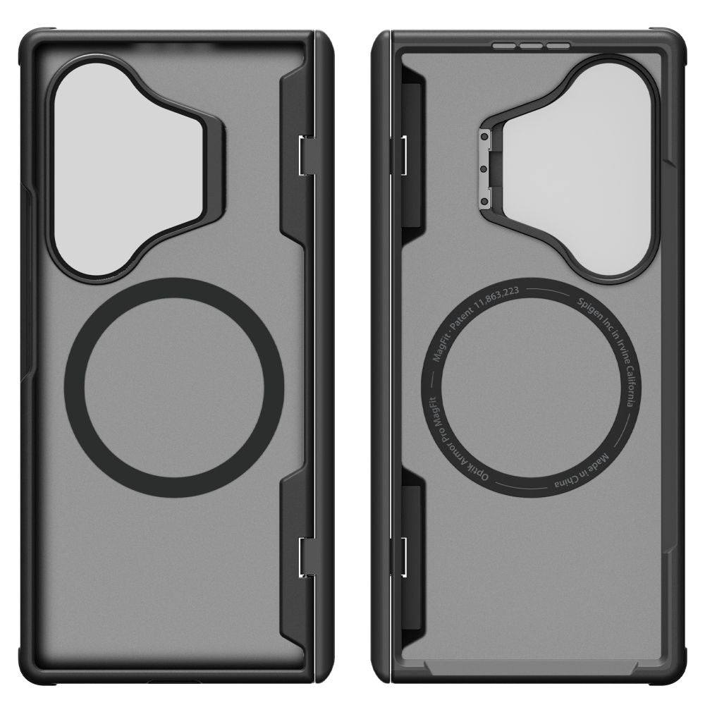 Spigen Optik Armor Pro MagSafe dėklas Samsung Galaxy Z Fold 8 Ultra - Juodas -- Samsung Galaxy Z Fold 8 Ultra