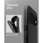 Spigen Liquid Air dėklas Google Pixel 11 - Matinis juodas -- Google Pixel 11