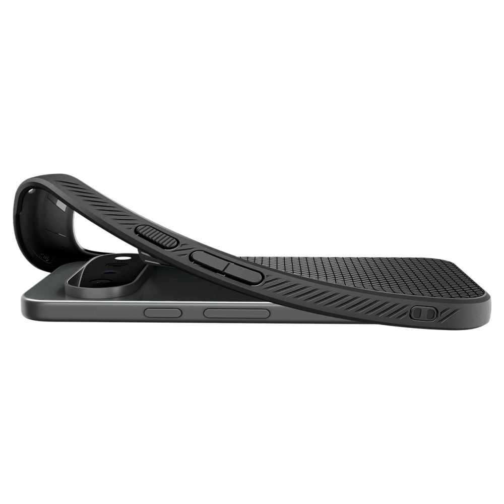 Spigen Liquid Air dėklas Google Pixel 11 - Matinis juodas -- Google Pixel 11