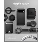 Spigen Liquid Air Mag MagSafe dėklas Google Pixel 11 - matinis juodas -- Google Pixel 11