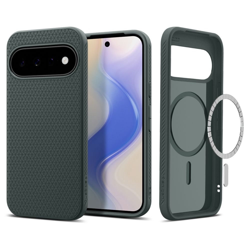 Spigen Liquid Air Mag MagSafe dėklas Google Pixel 11 - tamsi žalia -- Google Pixel 11