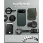Spigen Liquid Air Mag MagSafe dėklas Google Pixel 11 - tamsi žalia -- Google Pixel 11