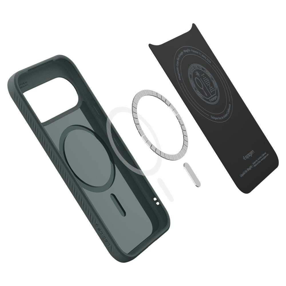 Spigen Liquid Air Mag MagSafe dėklas Google Pixel 11 - tamsi žalia -- Google Pixel 11