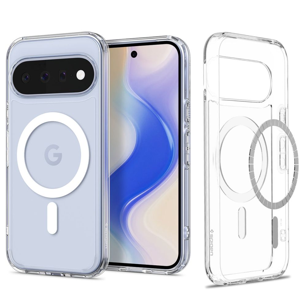 Spigen Ultra Hybrid Mag MagSafe dėklas Google Pixel 11 - skaidrus ir baltas -- Google Pixel 11