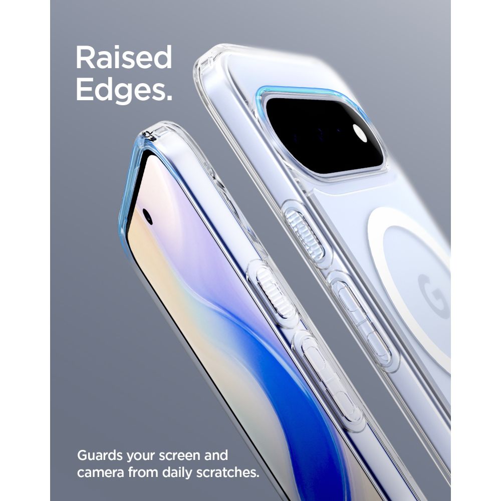 Spigen Ultra Hybrid Mag MagSafe dėklas Google Pixel 11 - skaidrus ir baltas -- Google Pixel 11