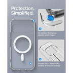 Spigen Ultra Hybrid Mag MagSafe dėklas Google Pixel 11 - skaidrus ir baltas -- Google Pixel 11