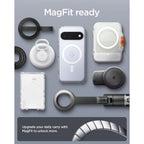 Spigen Ultra Hybrid Mag MagSafe dėklas Google Pixel 11 - skaidrus ir baltas -- Google Pixel 11