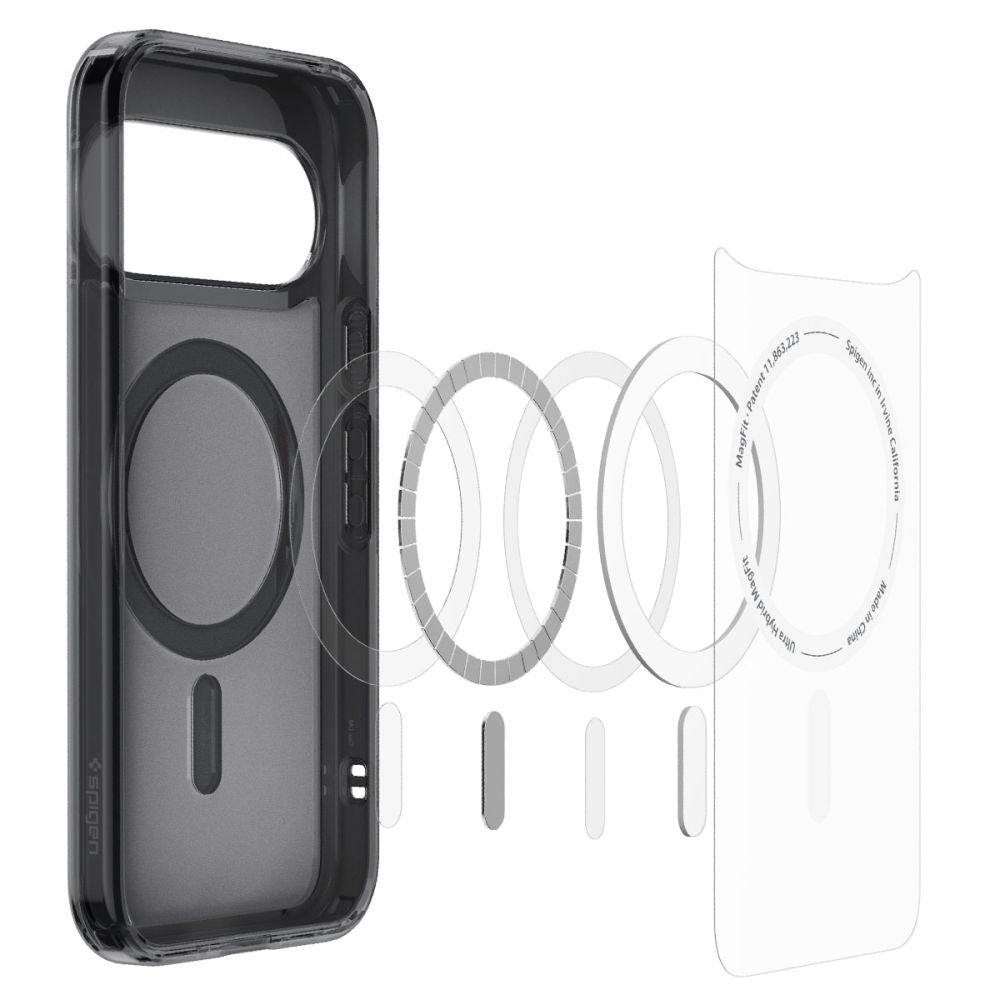 Spigen Ultra Hybrid Mag MagSafe dėklas Google Pixel 11 - juodas ir pilkas -- Google Pixel 11