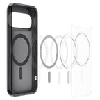 Spigen Ultra Hybrid Mag MagSafe dėklas Google Pixel 11 - juodas ir pilkas -- Google Pixel 11