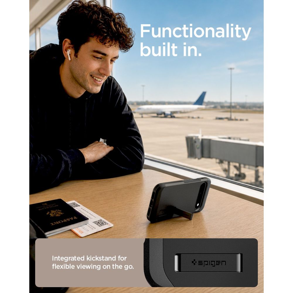 Spigen Tough Armor Mag MagSafe dėklas Google Pixel 11 - juodas -- Google Pixel 11
