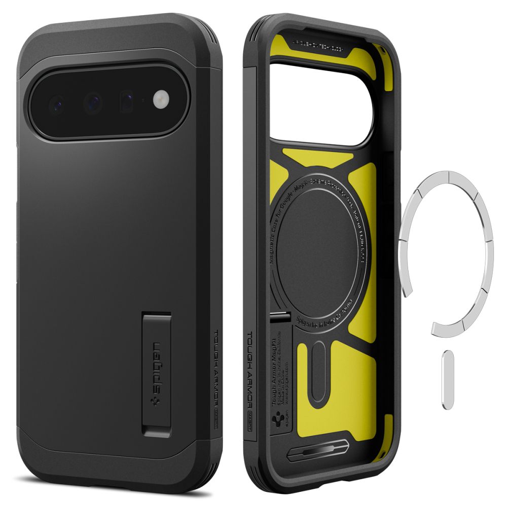 Spigen Tough Armor Mag MagSafe dėklas Google Pixel 11 - juodas -- Google Pixel 11