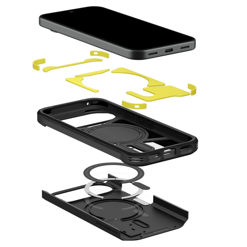 Spigen Tough Armor Mag MagSafe dėklas Google Pixel 11 - juodas -- Google Pixel 11