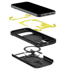 Spigen Tough Armor Mag MagSafe dėklas Google Pixel 11 - juodas -- Google Pixel 11
