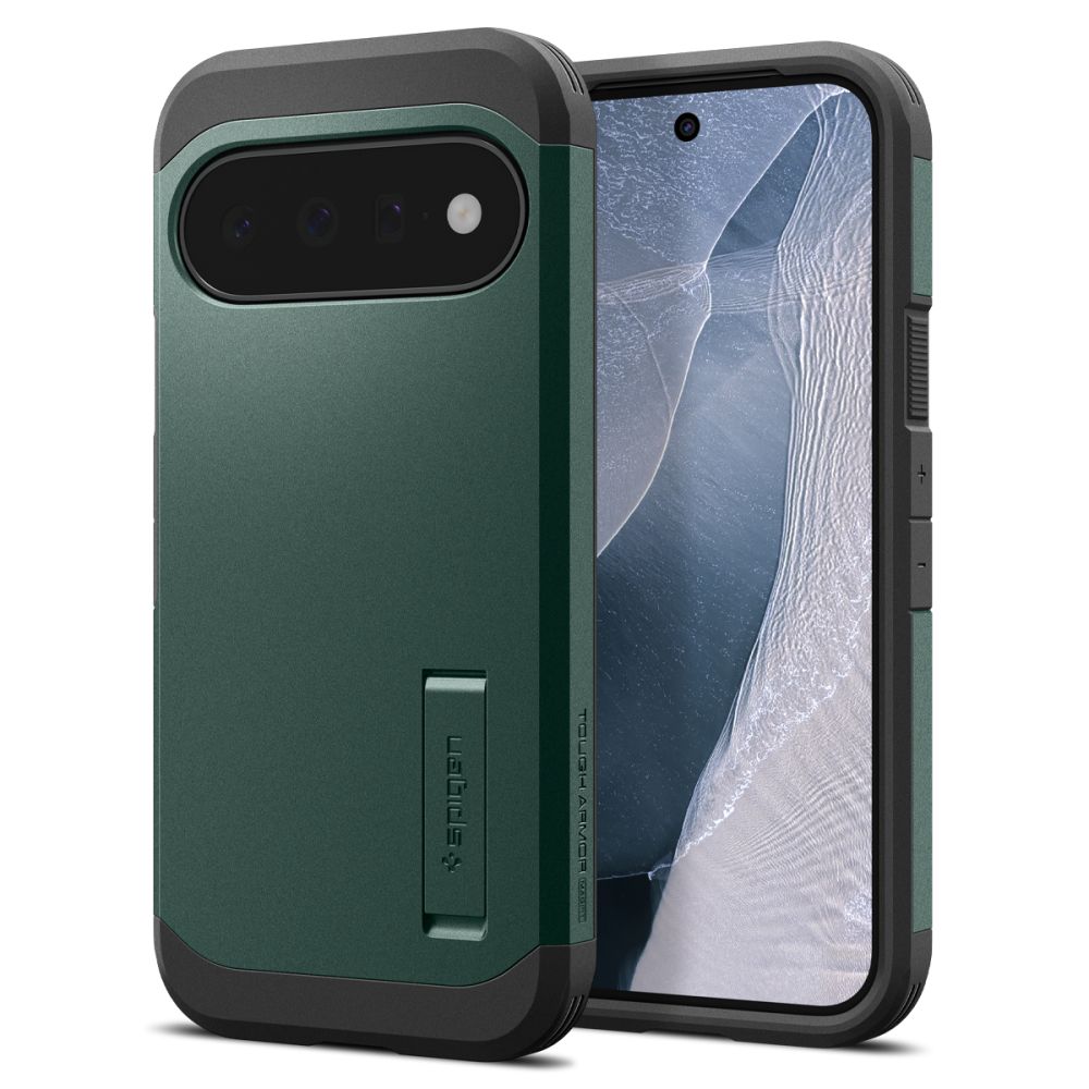 Spigen Tough Armor Mag MagSafe dėklas Google Pixel 11 - Tamsiai žalia -- Google Pixel 11