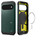 Spigen Tough Armor Mag MagSafe dėklas Google Pixel 11 - Tamsiai žalia -- Google Pixel 11