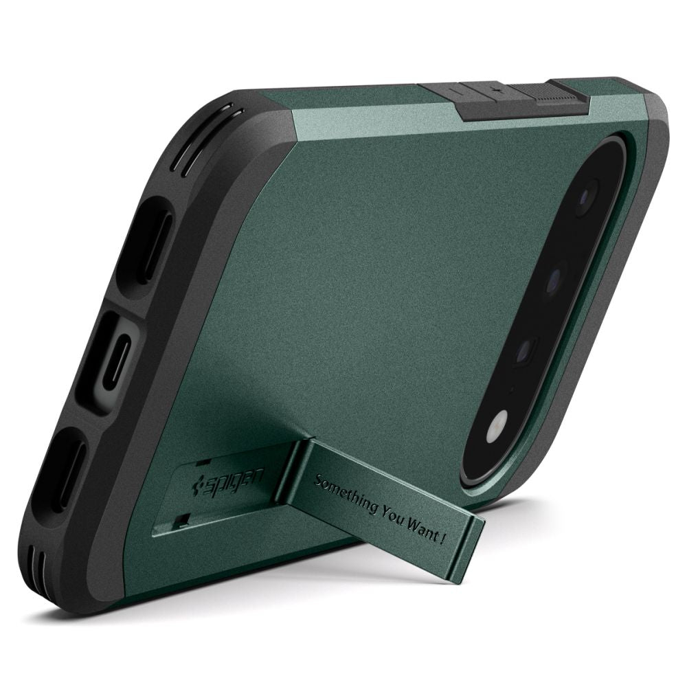 Spigen Tough Armor Mag MagSafe dėklas Google Pixel 11 - Tamsiai žalia -- Google Pixel 11