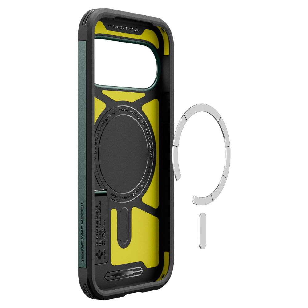 Spigen Tough Armor Mag MagSafe dėklas Google Pixel 11 - Tamsiai žalia -- Google Pixel 11