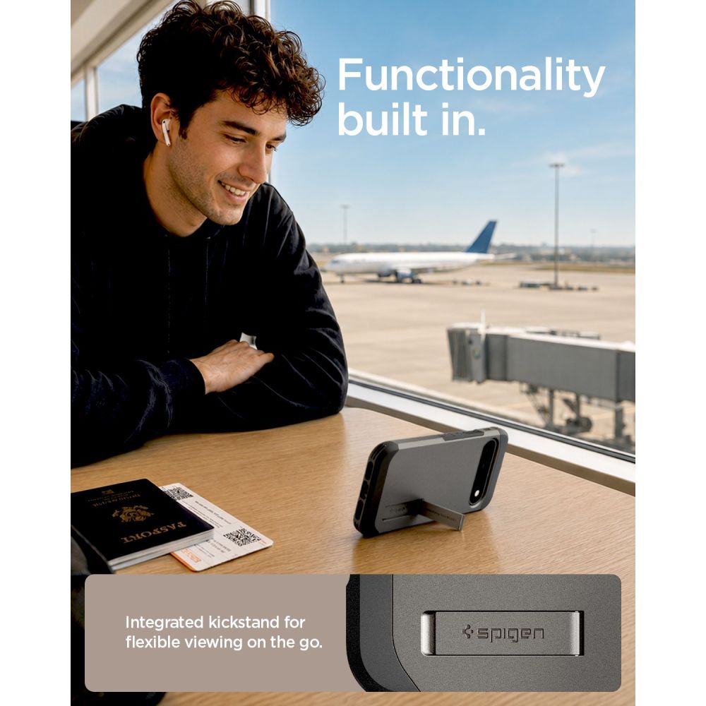 Spigen Tough Armor Mag MagSafe dėklas Google Pixel 11 - Tamsiai pilka -- Google Pixel 11