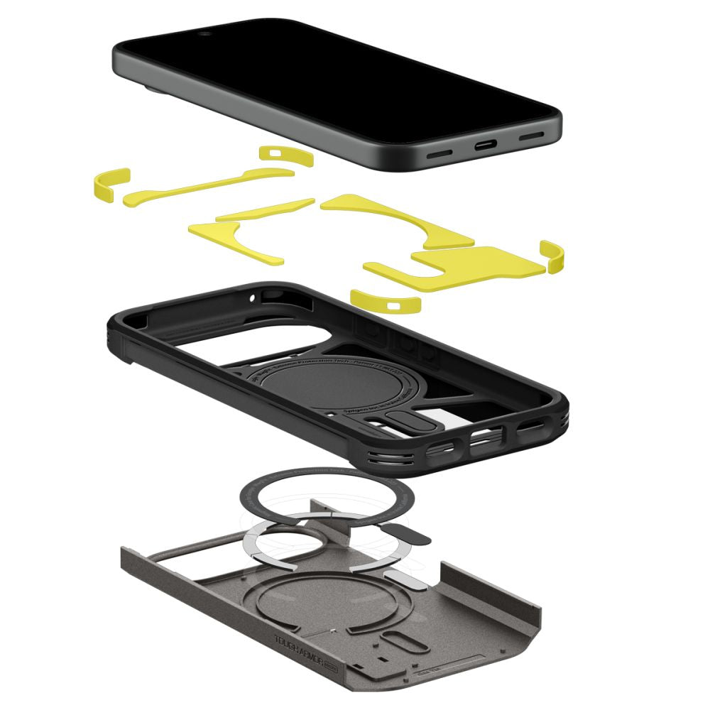 Spigen Tough Armor Mag MagSafe dėklas Google Pixel 11 - Tamsiai pilka -- Google Pixel 11