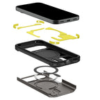 Spigen Tough Armor Mag MagSafe dėklas Google Pixel 11 - Tamsiai pilka -- Google Pixel 11