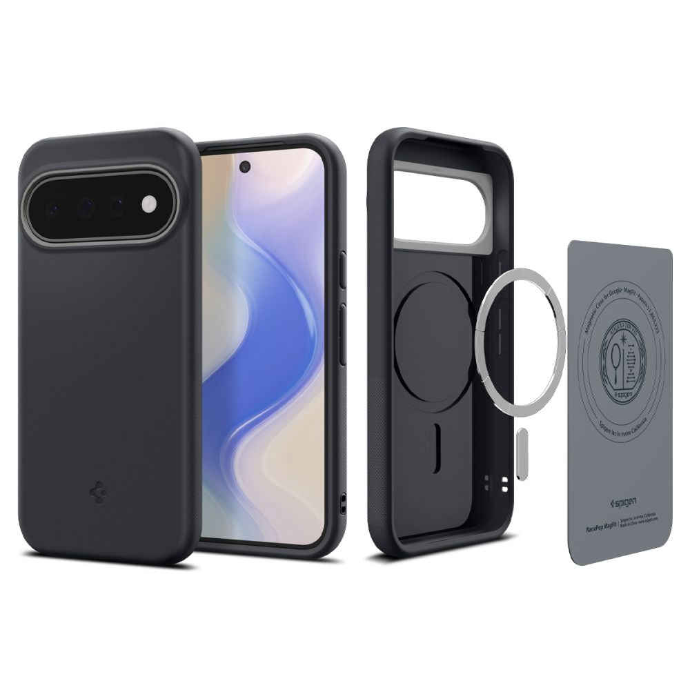 Spigen Nano Pop MagSafe dėklas Google Pixel 11 - Juoda ir pilka -- Google Pixel 11