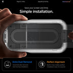 Spigen Glas.tR EZ Fit Pro 2 pakuočių grūdintas stiklo apsaugiklis ekranui skirtas Google Pixel 11 / 11 Pro -- Google...