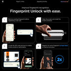Spigen Glas.tR EZ Fit Pro 2 pakuočių grūdintas stiklo apsaugiklis ekranui skirtas Google Pixel 11 / 11 Pro -- Google...