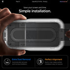 Spigen Glas.tR EZ Fit Pro HD 2-Pack Privatumo grūdintas stiklas Google Pixel 10/11 -- Google Pixel 10 / Google Pixel 11