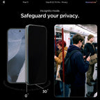Spigen Glas.tR EZ Fit Pro HD 2-Pack Privatumo grūdintas stiklas Google Pixel 10/11 -- Google Pixel 10 / Google Pixel 11