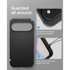 Spigen Liquid Air Google Pixel 11 Pro dėklas - Matinis juodas -- Google Pixel 11 Pro