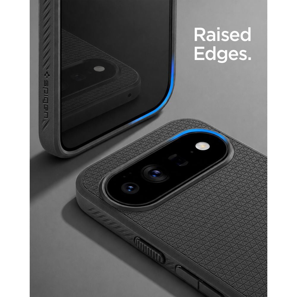 Spigen Liquid Air Google Pixel 11 Pro dėklas - Matinis juodas -- Google Pixel 11 Pro