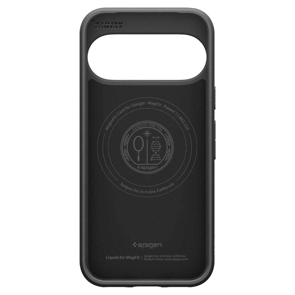 Spigen Liquid Air Mag MagSafe dėklas Google Pixel 11 Pro - Matinis juodas -- Google Pixel 11 Pro