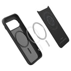 Spigen Liquid Air Mag MagSafe dėklas Google Pixel 11 Pro - Matinis juodas -- Google Pixel 11 Pro